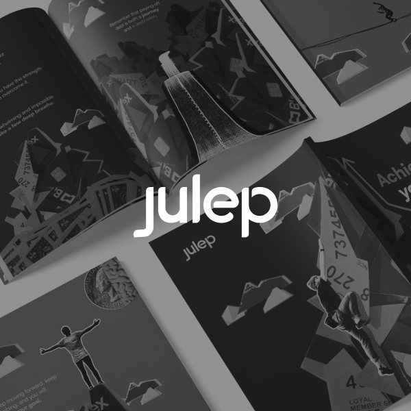 View Julep Financial Wellness UI, education, and creative work
