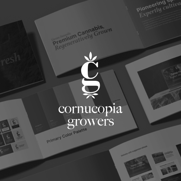 View Cornucopia Growers Cannabis Grow, Distribution, and Brand Creative work